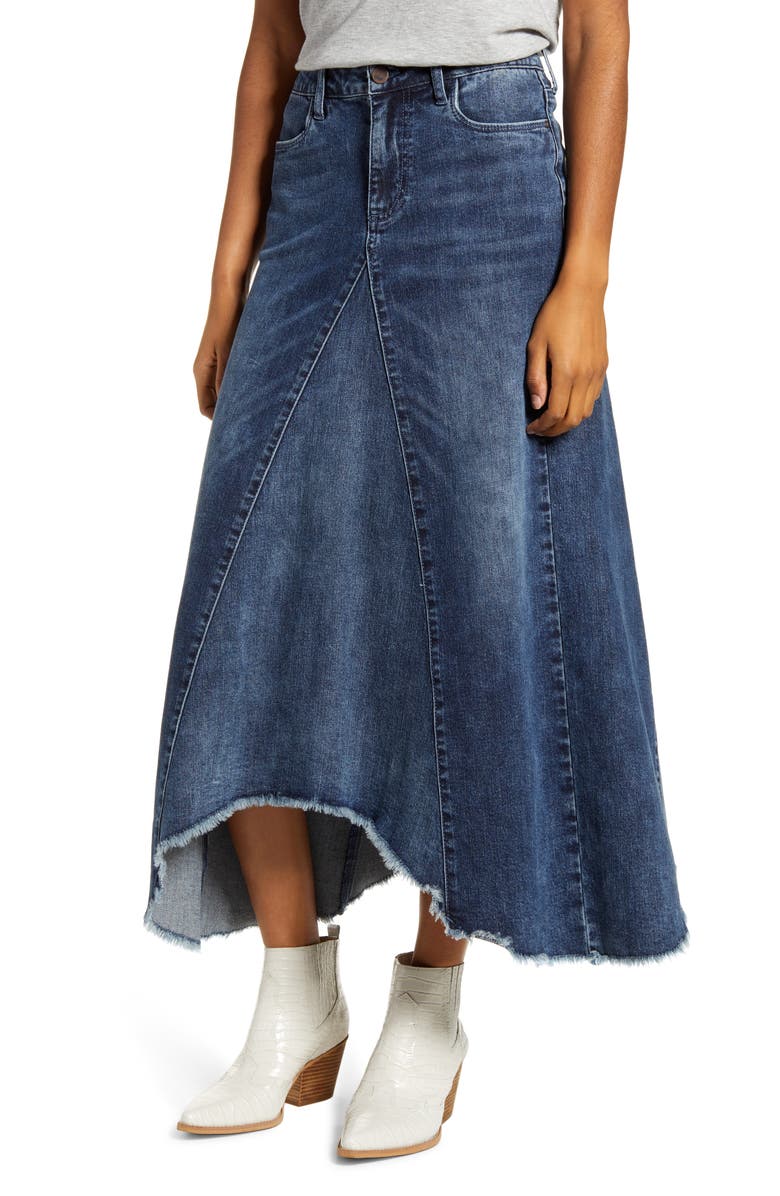 Wash Lab Denim Long Jean Skirt | Nordstrom