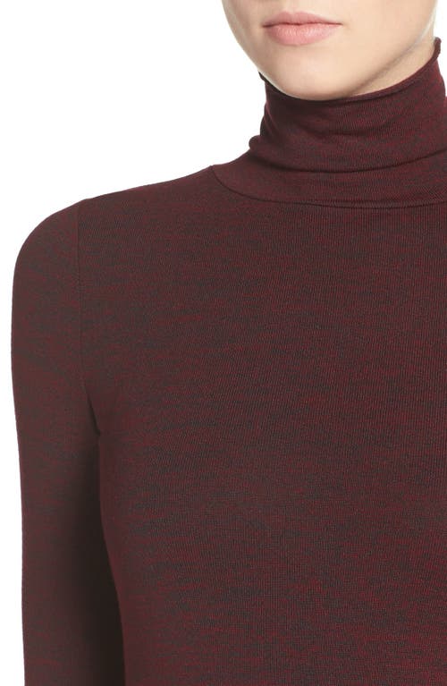 Shop French Connection 'sweeter' Turtleneck Sweater Dress In Zinfandel