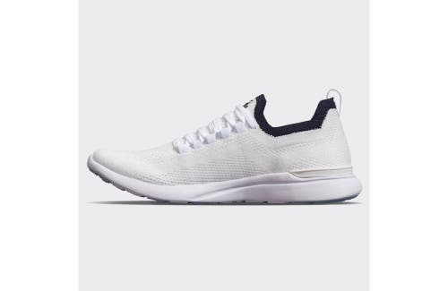 Shop Apl Athletic Propulsion Labs Techloom Breeze Sneakers In White/navy