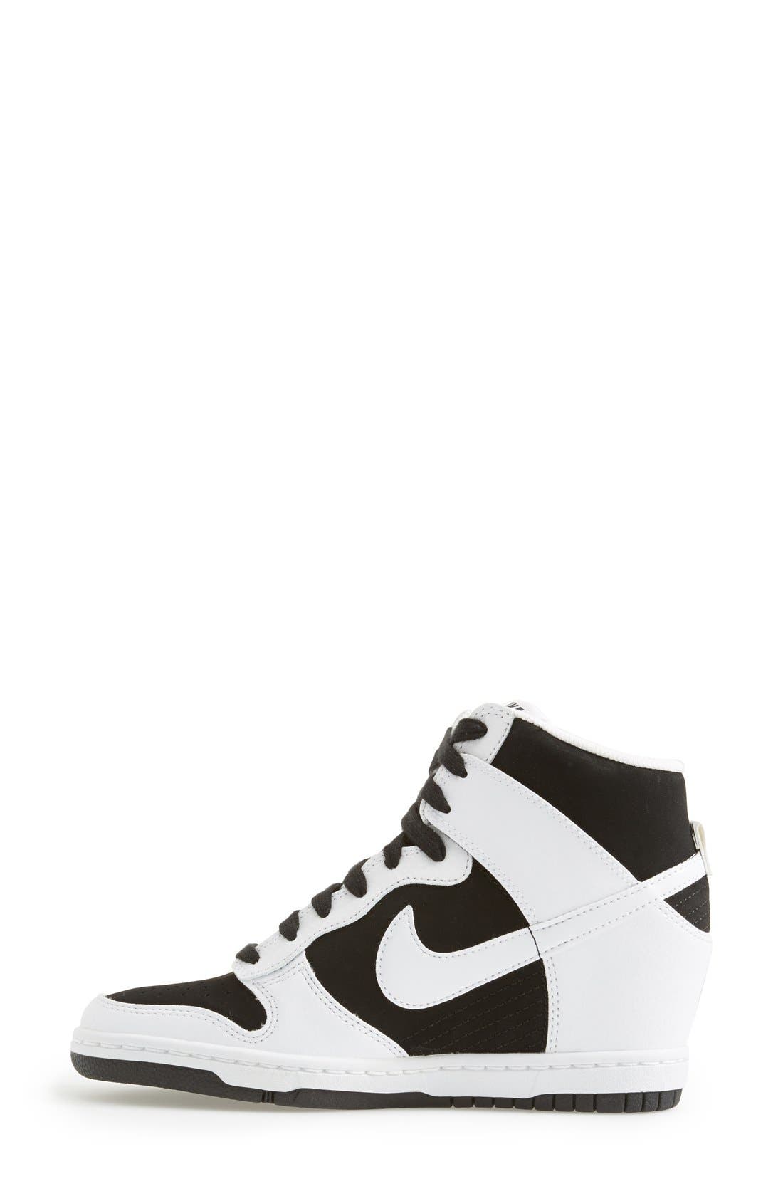 nike women's dunk sky hi essential wedge sneakers