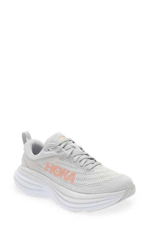 Hoka Bondi 8 Running Shoe In Gray