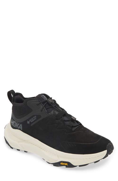 Shop Hoka Transport Chukka Gore-tex® Waterproof Running Shoe In Black/alabaster