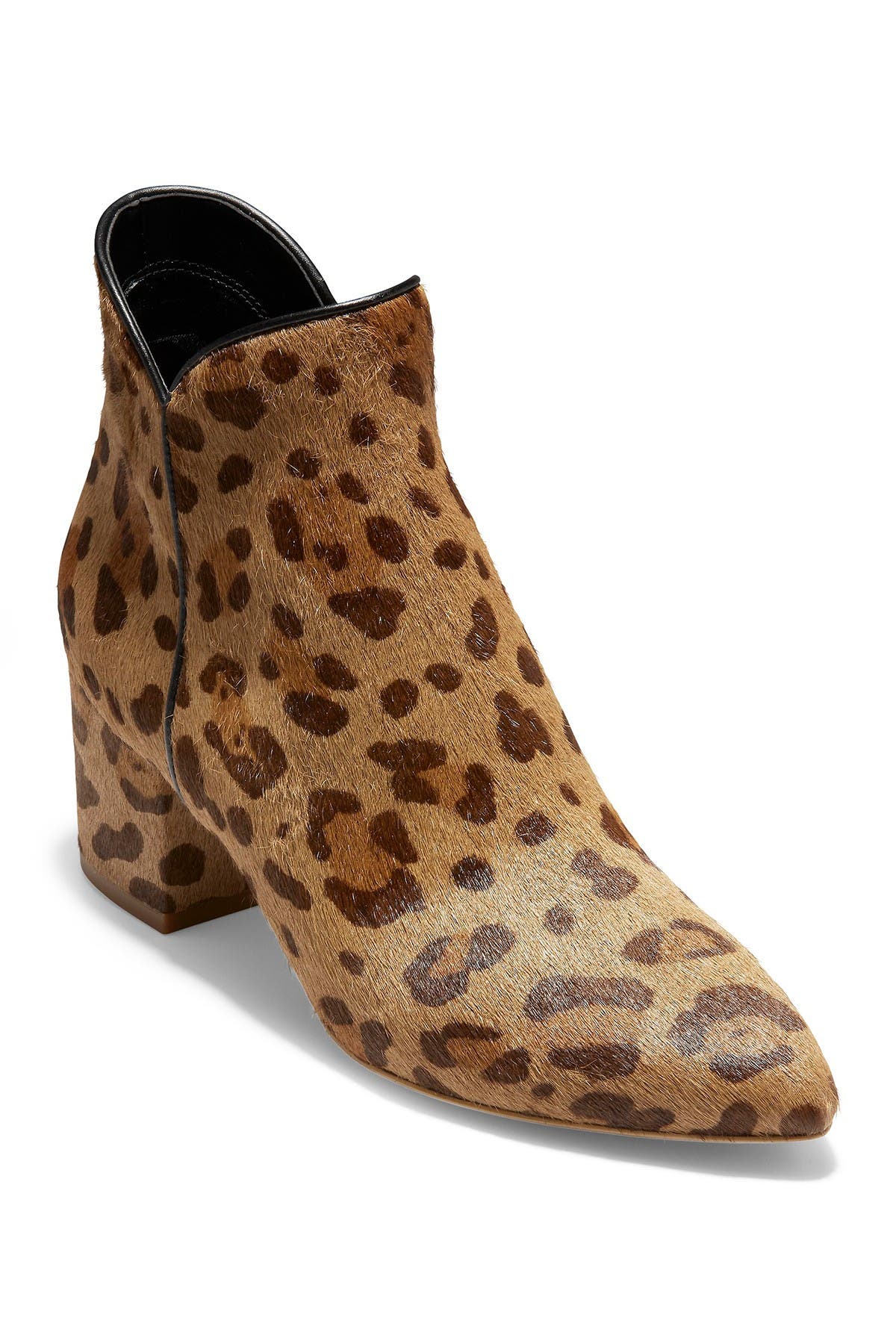 leopard booties wide width