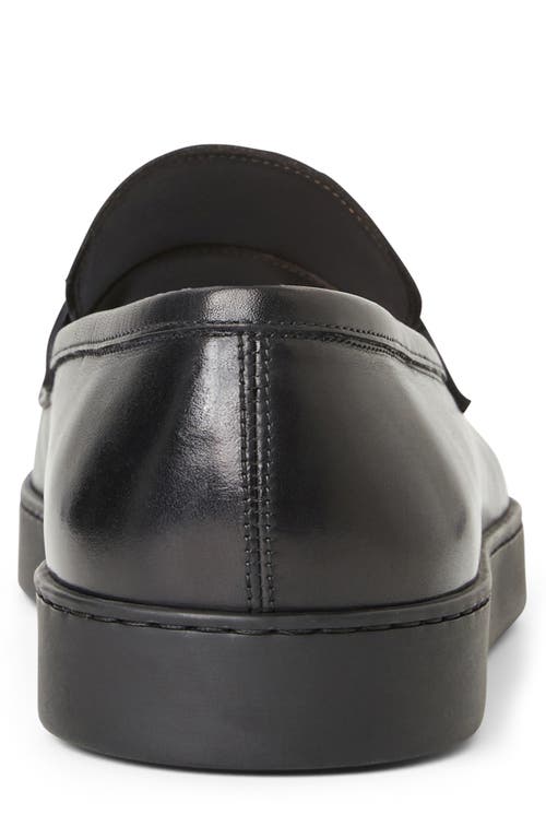 Shop Bruno Magli Prato Penny Loafer In Black