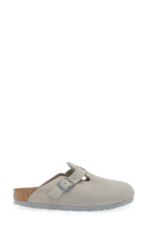 Shop Birkenstock Boston Clog In Stone Coin