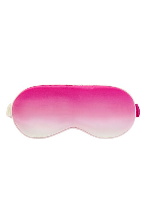 Silk Sleep Mask in Pink Ombre