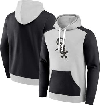 Men's Black/Gray Chicago White Sox Big & Tall Pullover Sweatshirt