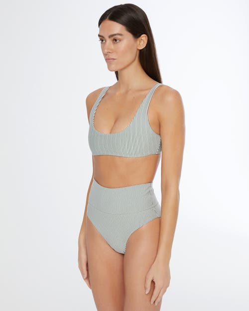 Shop Onia Emelia Bikini Bottom In Sea Spray/white