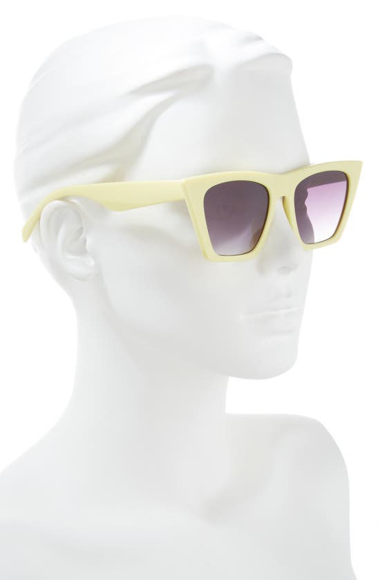 Shop Bp. 50mm Cat Eye Sunglasses In Milky Green