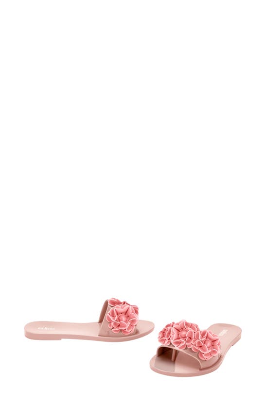 Shop Melissa Babe Springtime Slide Sandal In Pink