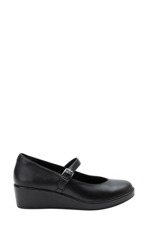 Shop Alegria By Pg Lite Haylo Mary Jane Wedge Pump In Black