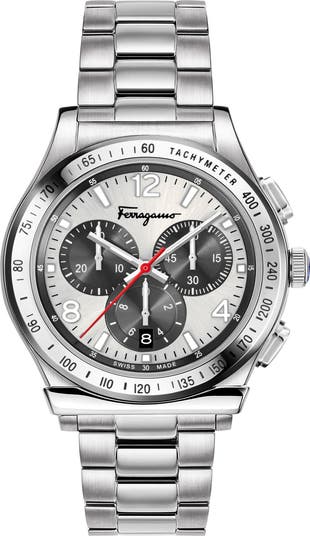 FERRAGAMO Salvatore Ferragamo 1898 Chronograph Bracelet Watch