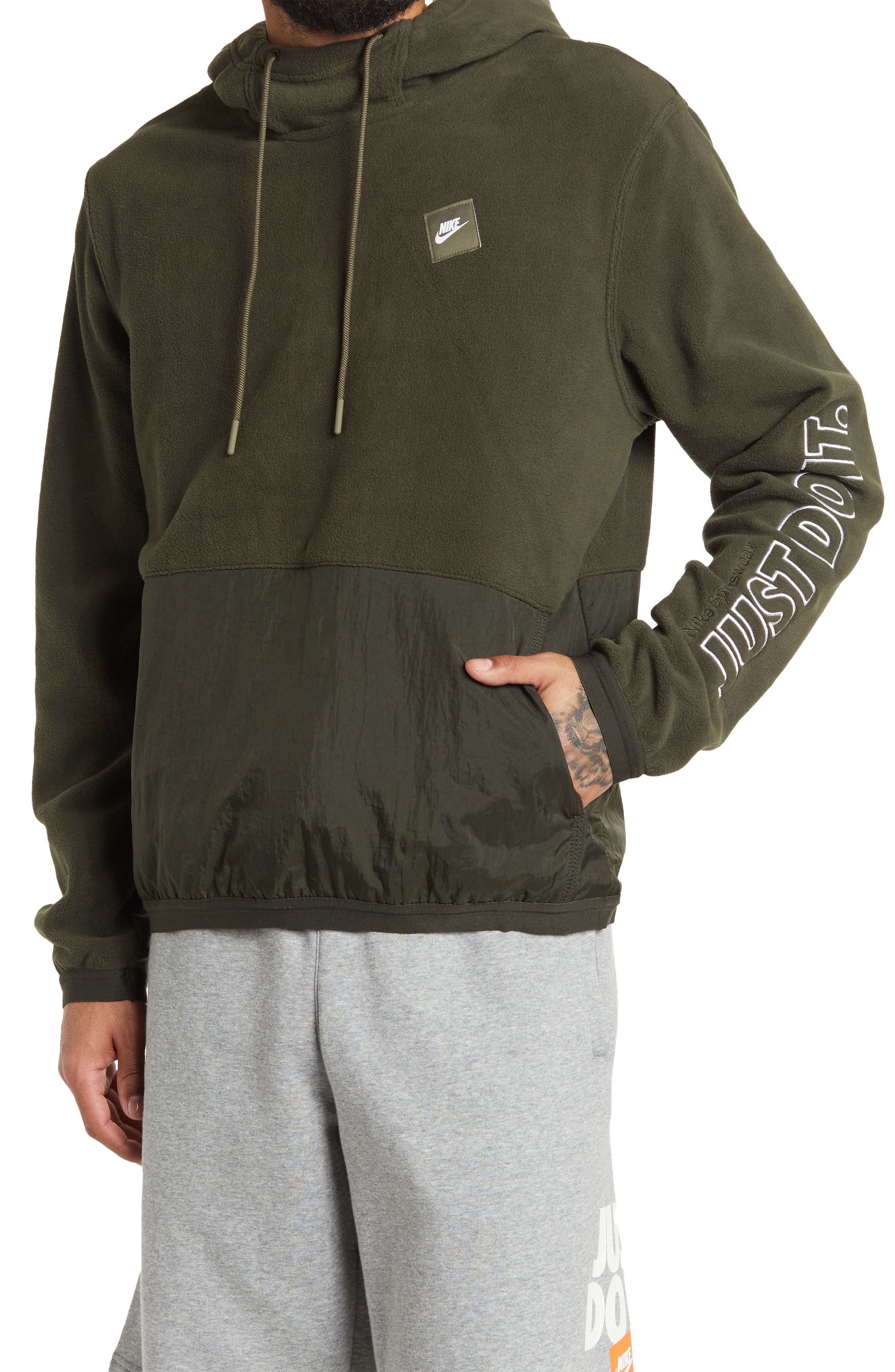 nike just do it pullover hoodie