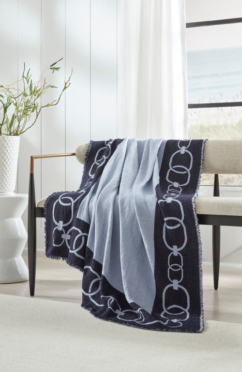 Sferra Eterna Throw In Navy