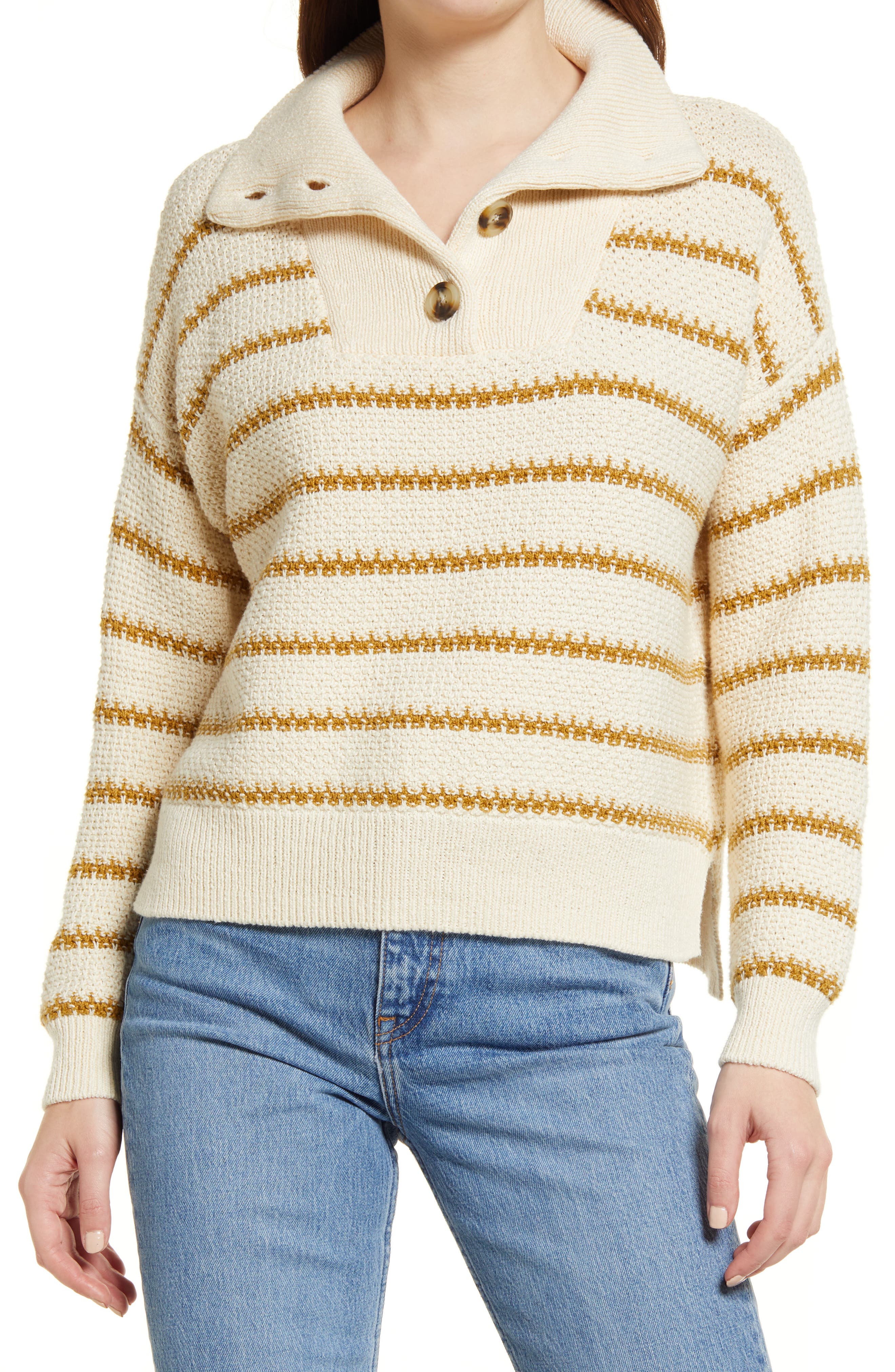 madewell collared sweater