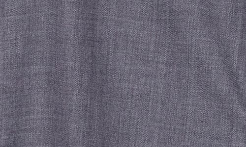 Tom Baine Denim Performance Button-up Shirt In Charcoal