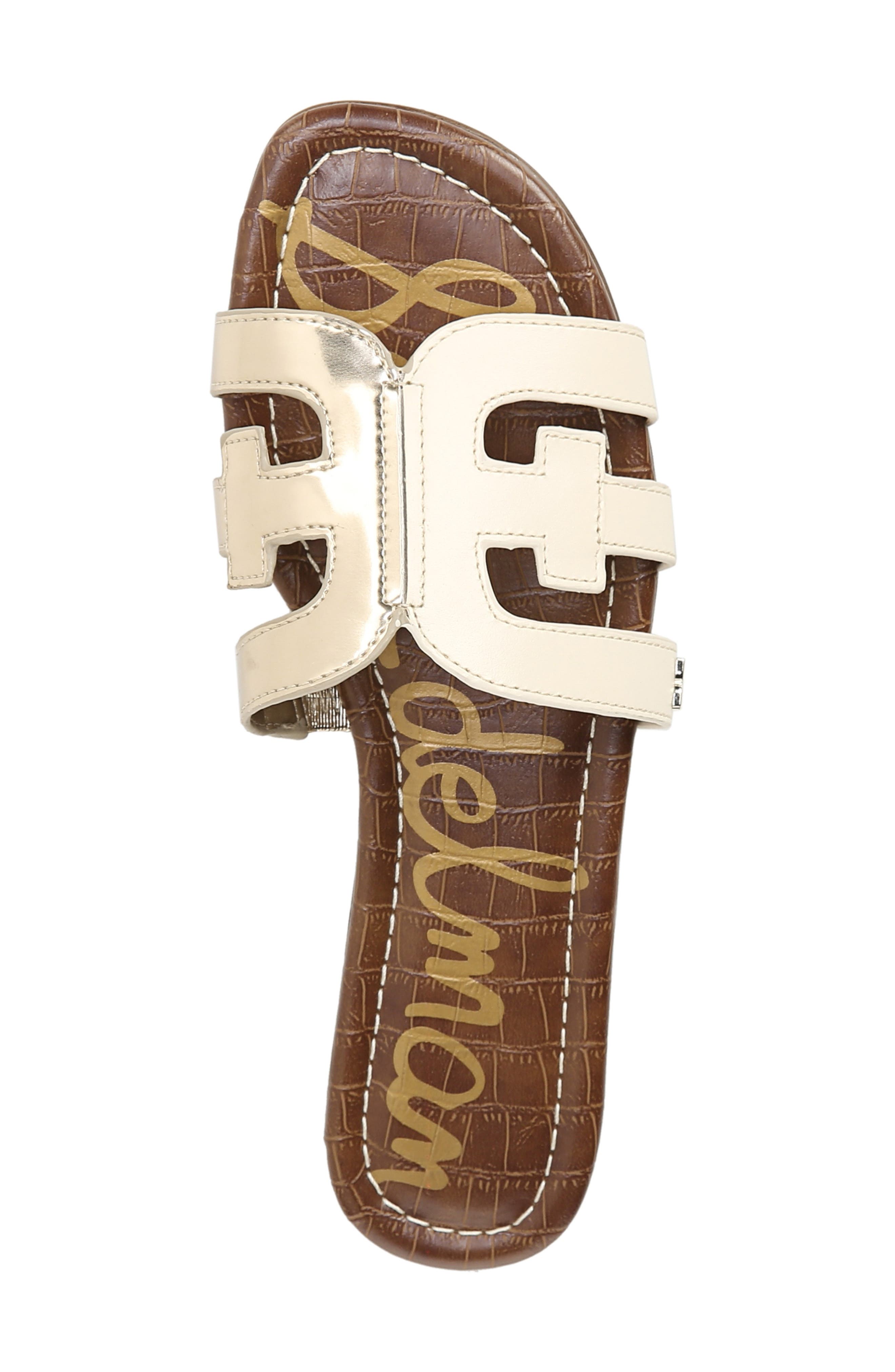 bay cutout slide sandal