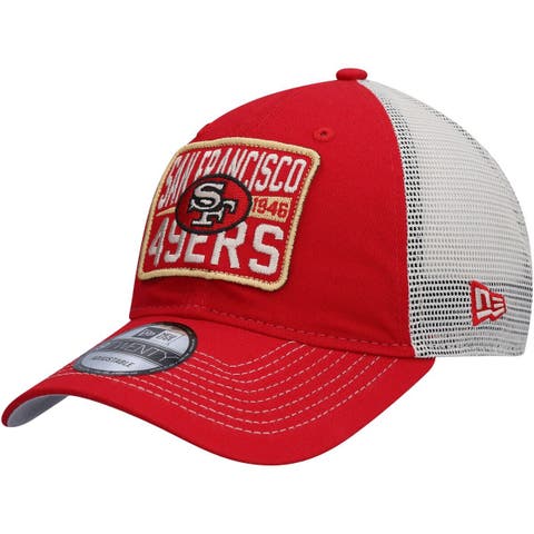 Men's New Era Scarlet San Francisco 49ers Griswold 9FIFTY Adjustable Hat
