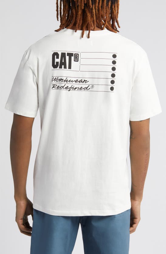 Shop Cat Wwr Bullet Graphic T-shirt In Bone