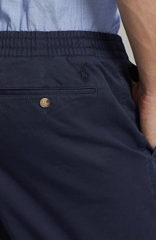 Polo Ralph Lauren Prepster Flat Front Twill Chino Pants Classic Oversized Fit In Navy In Nautical Ink