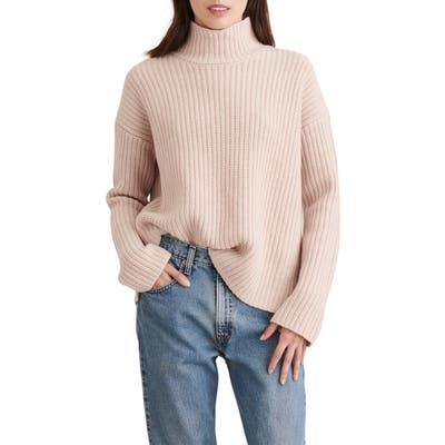 Alex Mill Seattle Merino Wool & Cashmere Sweater, Beige