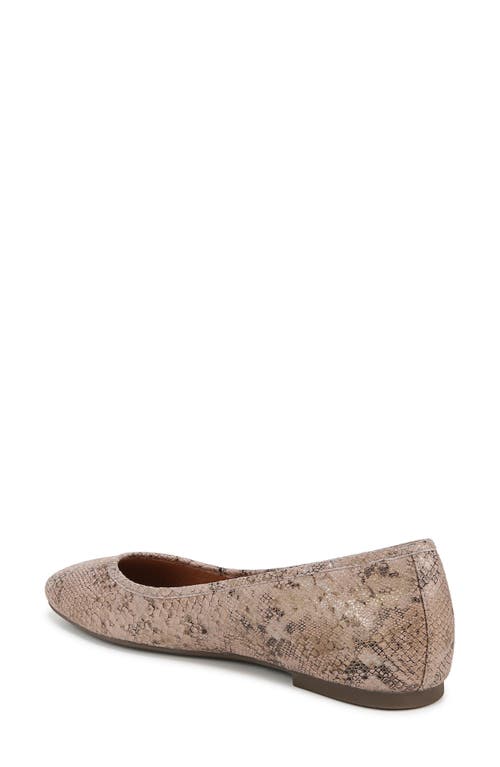 Shop Vionic Orinda Square Toe Flat In Rose