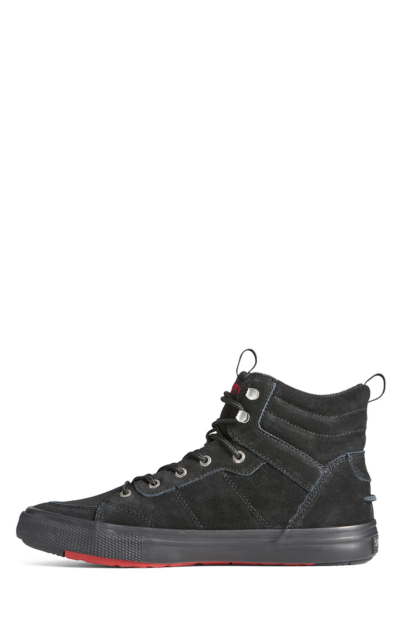 sperry striper storm waterproof boot black