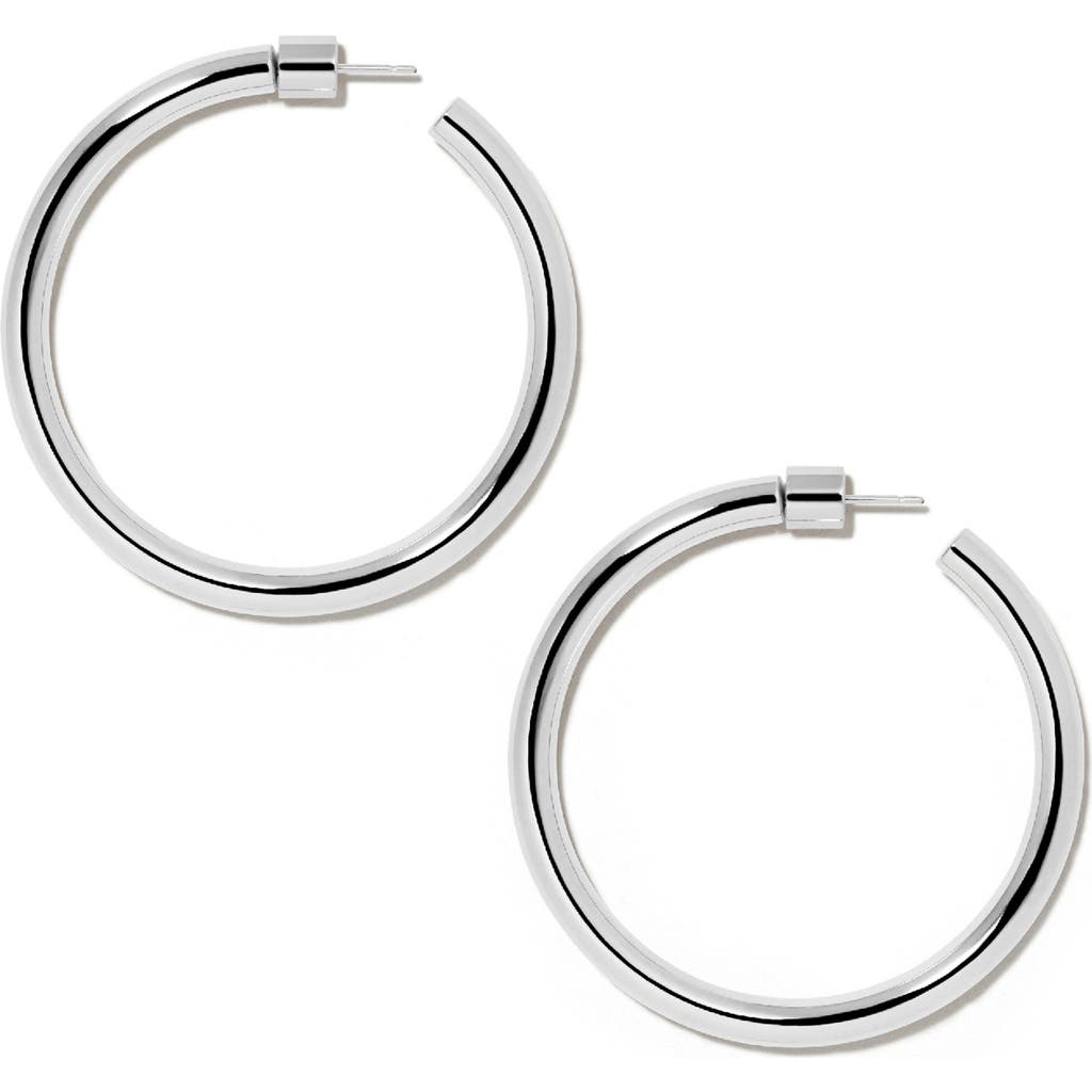 Jennifer Fisher Baby Lilly Hoop Earrings In Silver