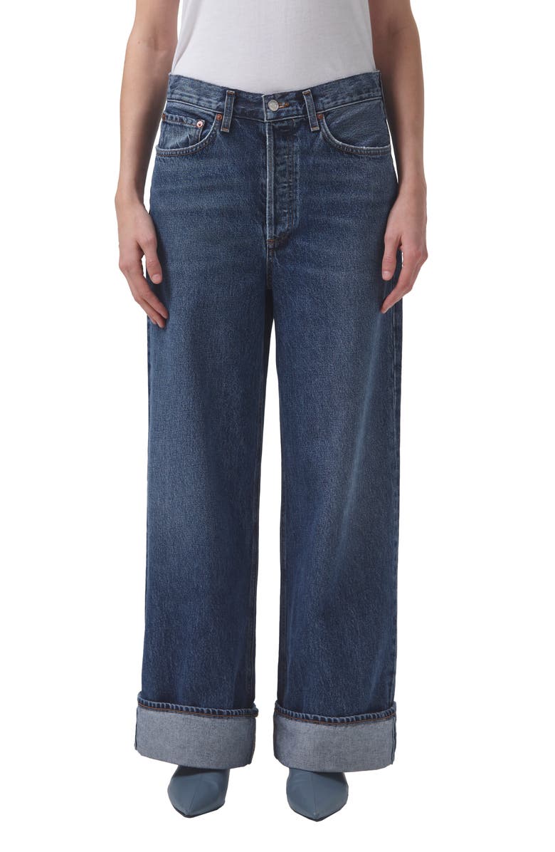 AGOLDE Dame High Waist Wide Leg Organic Cotton Jeans | Nordstrom