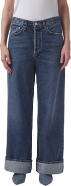 AGOLDE Dame High Waist Wide Leg Organic Cotton Jeans Nordstrom