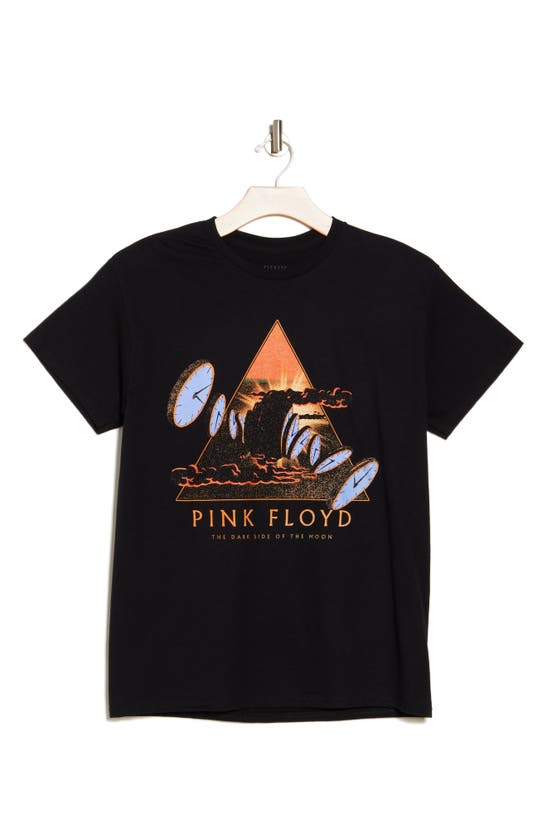 Shop Merch Traffic Pink Floyd Time Graphic T-shirt In Black