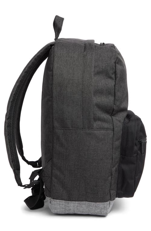 Shop Herschel Supply Co . Pop Quiz Backpack In Black Crosshatch/raven
