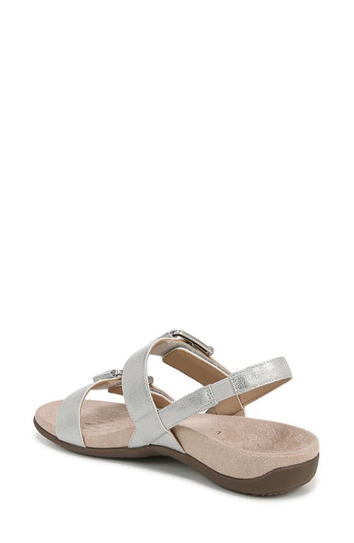 Shop Vionic Reese Slingback Sandal In Silver