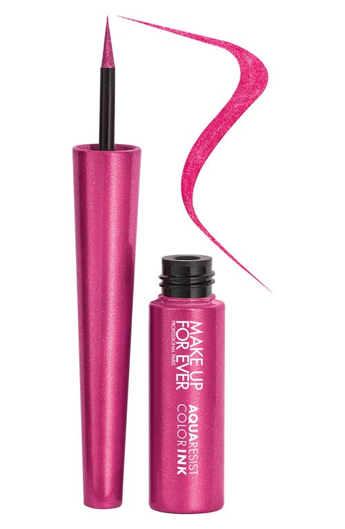 Aqua Resist Color Ink 24HR Waterproof Liquid Eyeliner in 10 - Pink Blaze