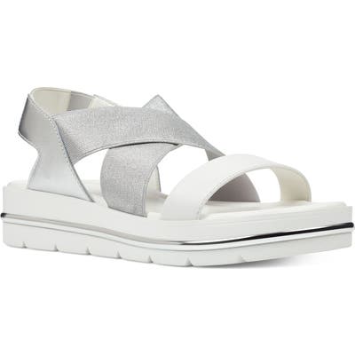 Nine West Alana Sport Sandal- White