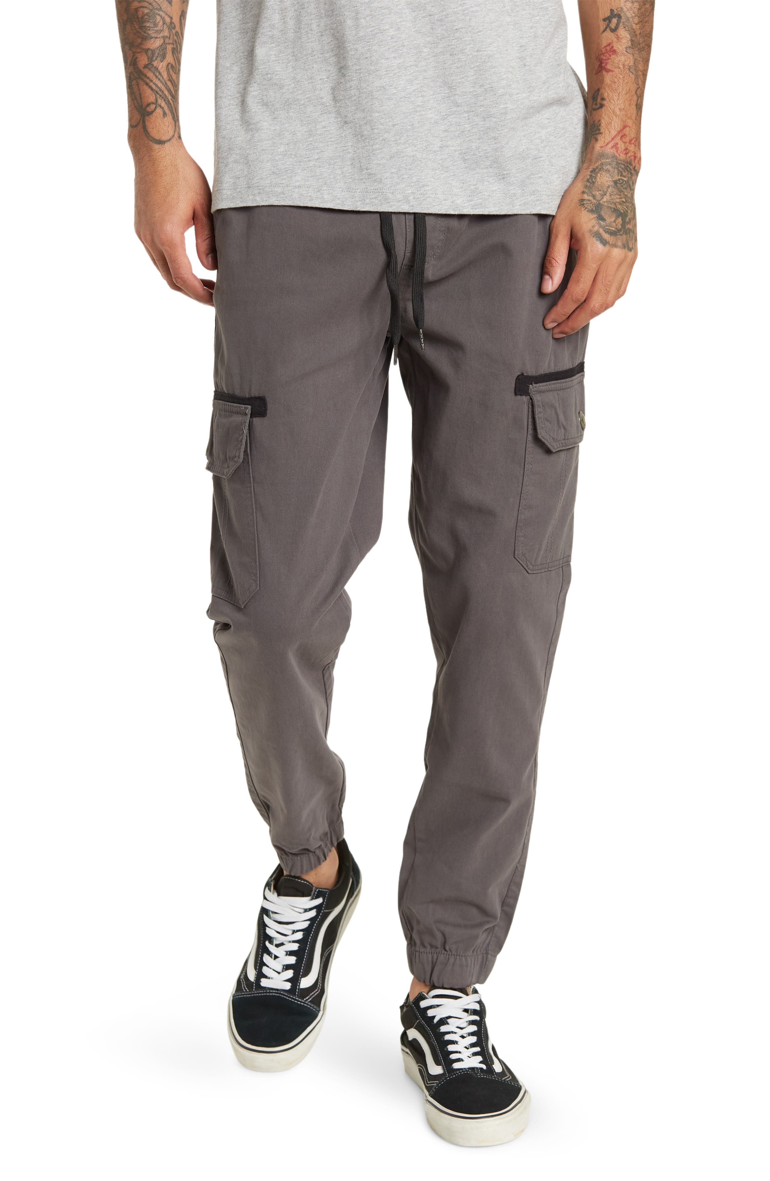 cotton cargo joggers