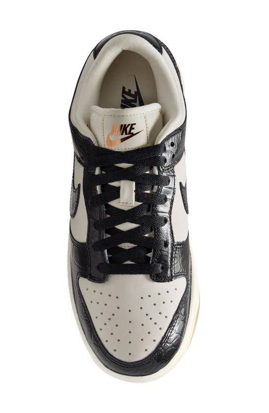 Shop Nike Dunk Low Lx Sneaker In Phantom / Black/ Sail/ Brown