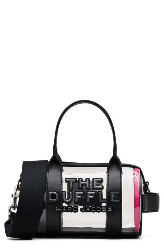 Shop Marc Jacobs The Clear Crossbody Duffle Bag In Black