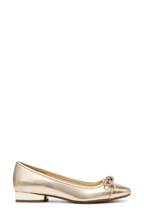 Shop Anne Klein Cassidy Flat In Light Gold