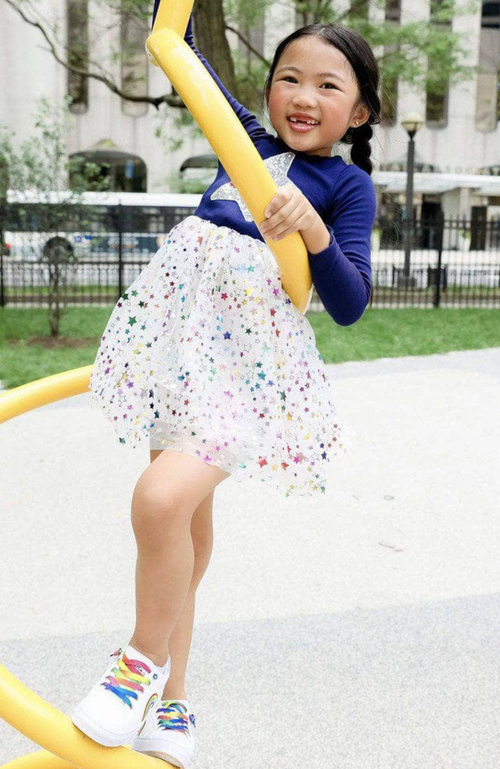 LOLA + THE BOYS LOLA + THE BOYS SHINING STAR FAIRYDUST TUTU DRESS