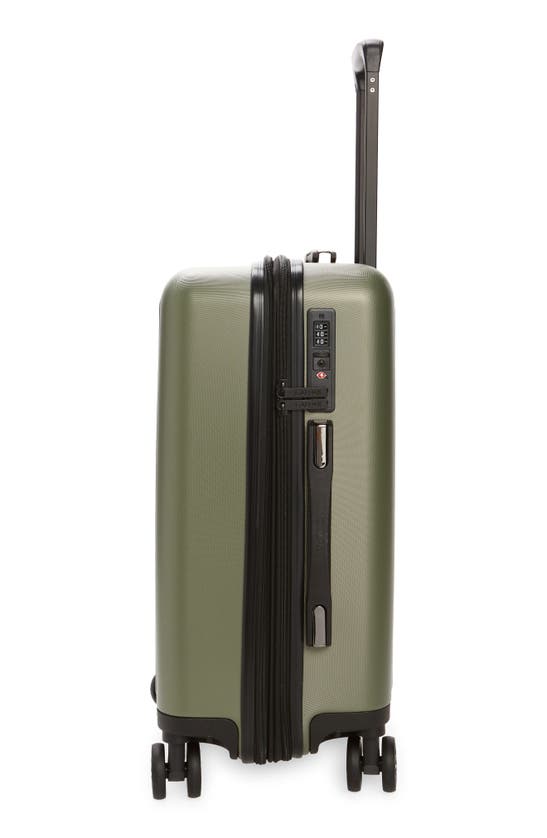 Shop Calpak Wandr 20" Hardside Expandable Spinner Suitcase In Olive