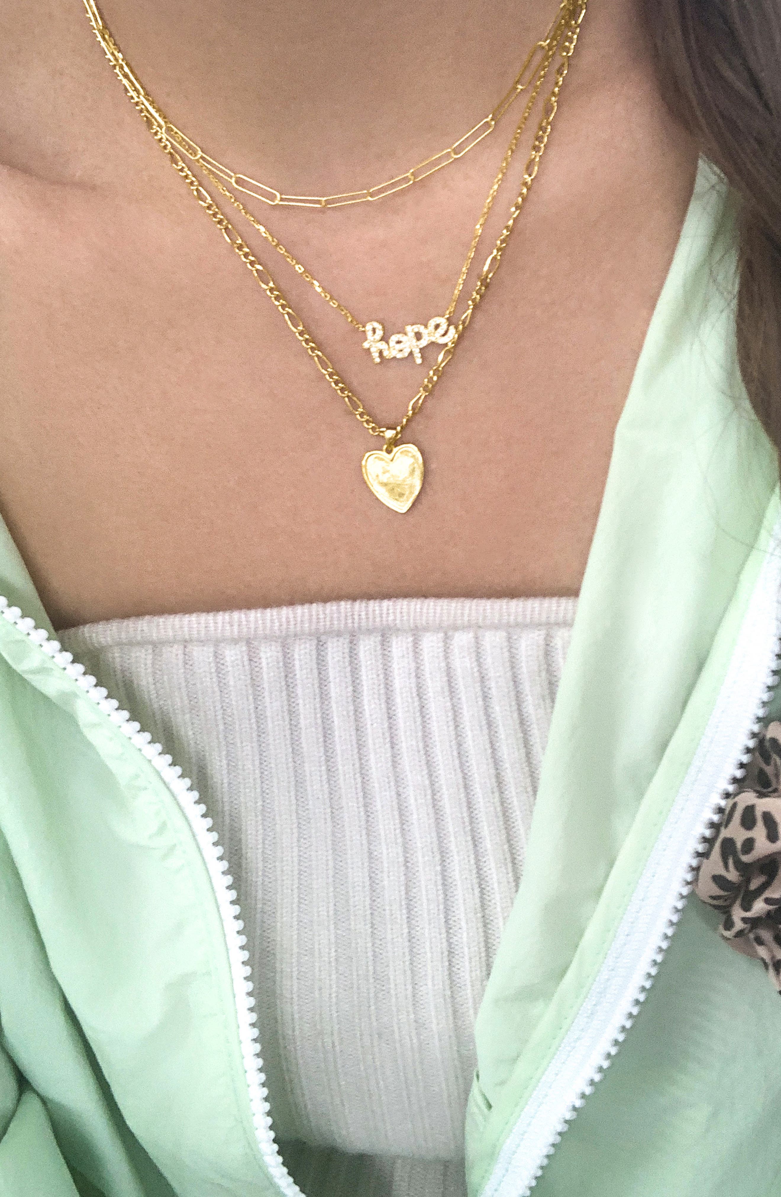 Adornia 14K Gold Plated Figaro Chain 