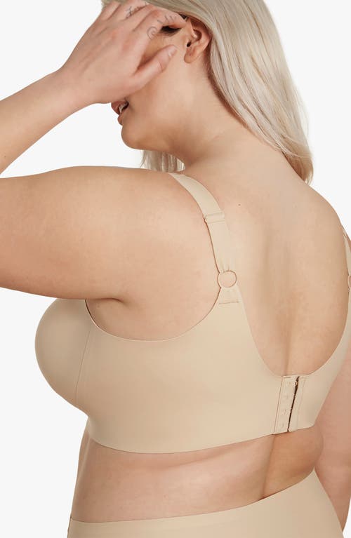 Evelyn & Bobbie Women's Neutrals Structured Scoop Bra In Sand In Sand