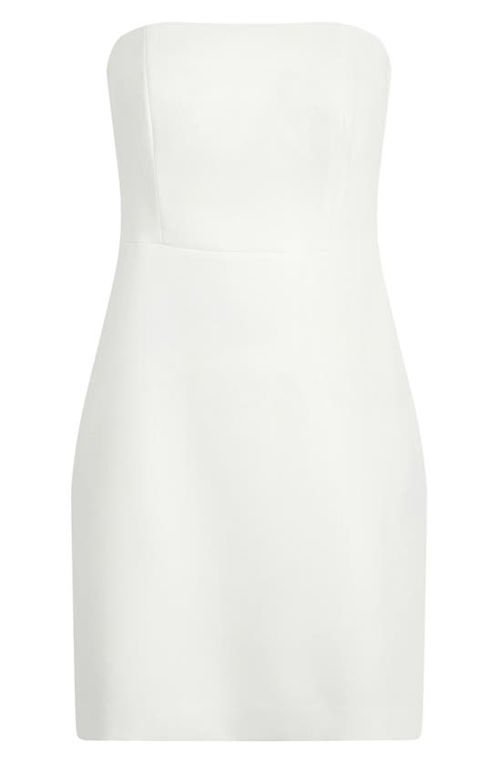 Shop Favorite Daughter The Willow Strapless Minidress In Ivory