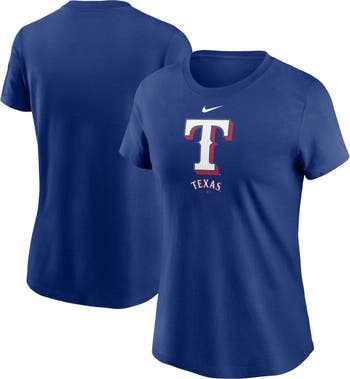 Texas Rangers Nike Women's Authentic Collection Team Raglan