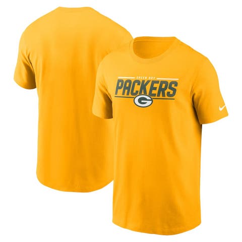 Men's Nike Gold Green Bay Packers Muscle T-Shirt