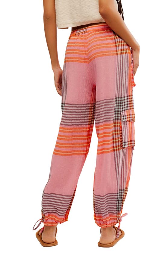 FREE PEOPLE FREE PEOPLE CRAFTED PLAID CARGO PANTS
