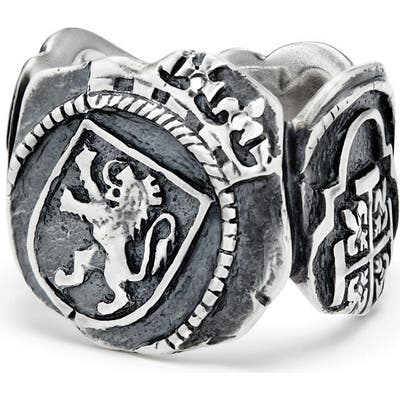 David Yurman Shipwreck Signet Coin Ring, 20Mm