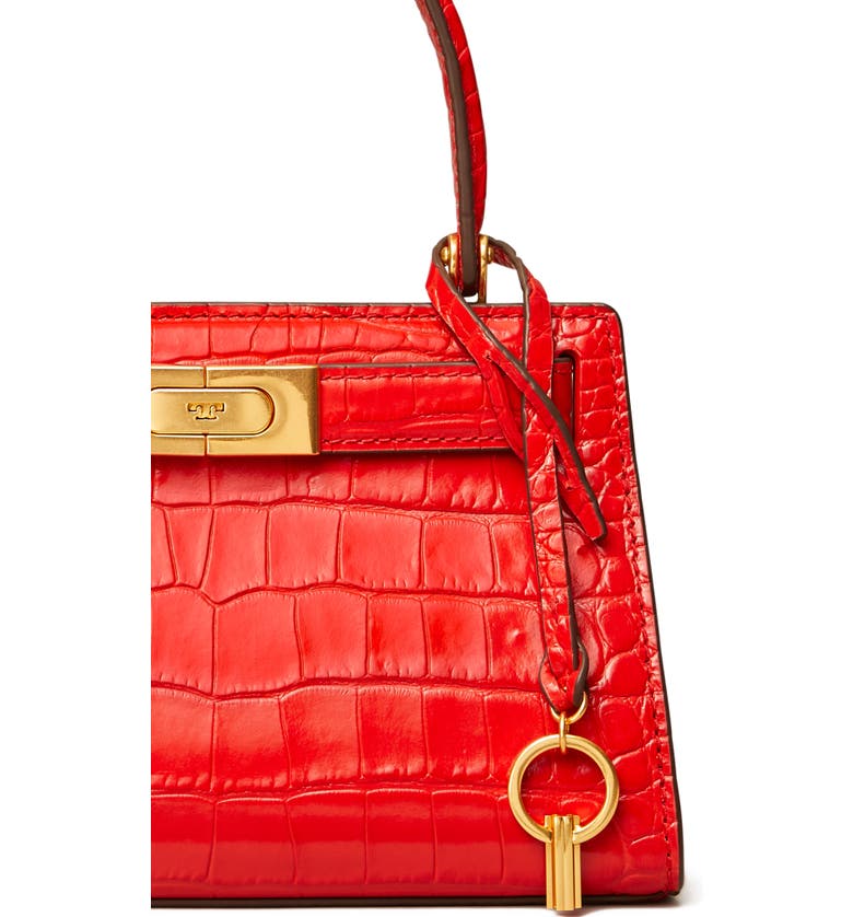 Tory Burch Lee Radziwill Croc Embossed Leather Tote | Nordstrom