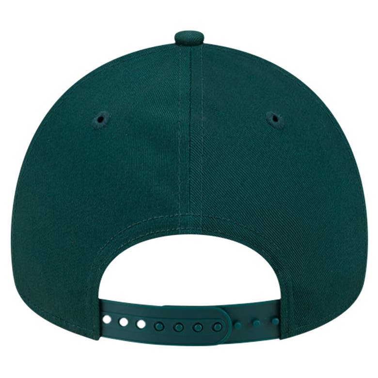 Shop New Era Green Oakland Athletics Team Color A-frame 9forty Adjustable Hat